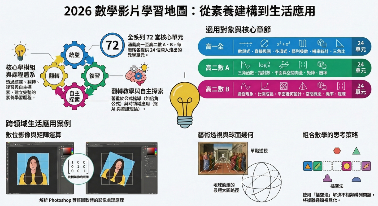 2026數學影片學習地圖